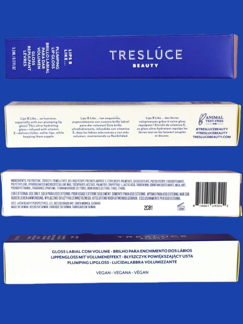 Tresluce LUSCIOUS Plumping Lip Gloss 5.3 ml Lips B Like... *BNIB - Picture 13 of 14